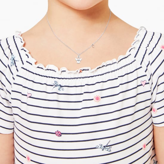 s.Oliver Chain with pendant for girls, sterling silver 925, angel - Image 2