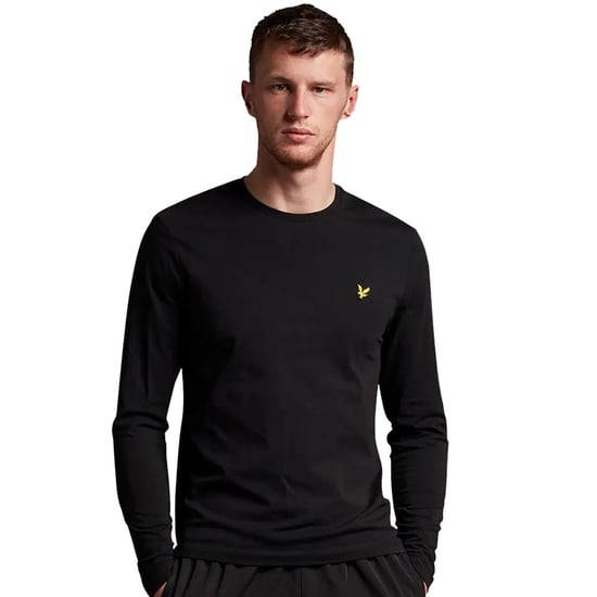 Lyle & Scott Gewoon T-shirt met lange mouwen in Zwart - Image 1