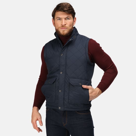 Regatta Mens Tyler Sleeveless Bodywarmer/Gilet (Navy)