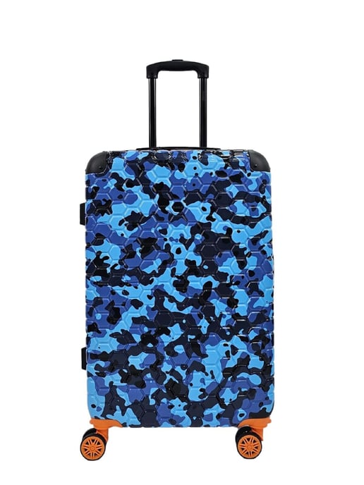 Hardshell Cabin Suitcase Robust 8 Wheel ABS Luggage Travel Bag