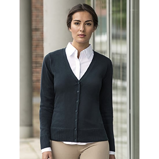 Russell Collectie Dames/Dames V-hals Gebreid Vest (Franse marine) - Image 3