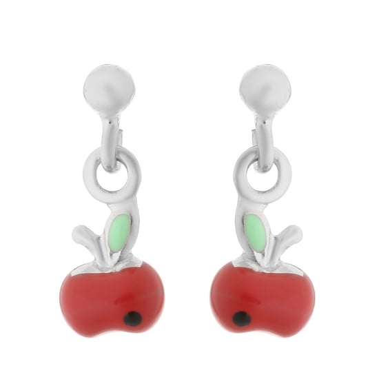 Orphelia 'Apple' Kinder 925 Sterling Zilveren Set: Armband + Oorbellen - Zilver SET-7149/1 - Image 3