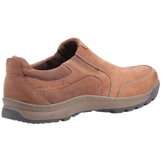 Hush Puppies Mens Jasper Slip On Leather Shoes (Tan) - Image 2