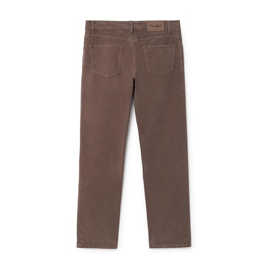 Men's Hackett Moleskin Trousers, 5 x Pocket in Walnut
