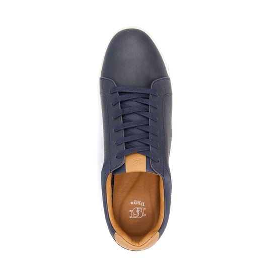 Dune Mens TEZZY Perforated Lace-Up Trainers Tezzy