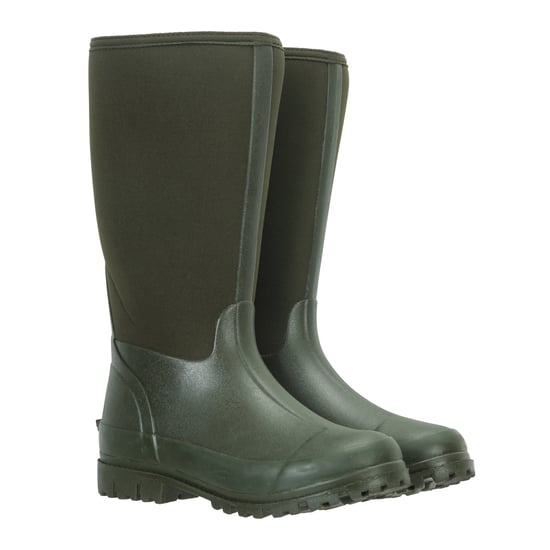 Mountain Warehouse Womens/Ladies Mucker Neoprene Calf Boots (Green) - Image 4