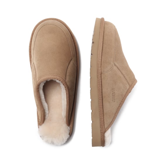 EVER AU Men Lark Slippers - Chestnut