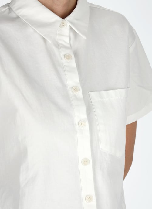 Dreimaster Blouse Dames wolwit - Image 3