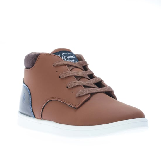 Boy's Original Penguin Juniors Miles Boots in Tan