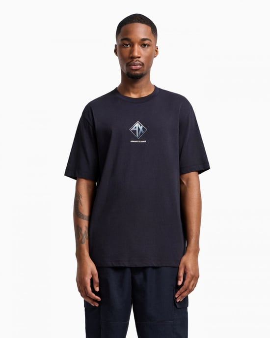 Ax Shurt Armani Exchange Mens AX Diamond Logo T-Shirt