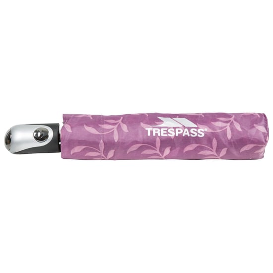 Trespass Maggiemay Automatic Umbrella (Mauve Plant Print)