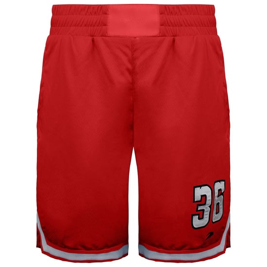 BoxRaw 36 by Teddy Mens Red Atlas Shorts - Image 1