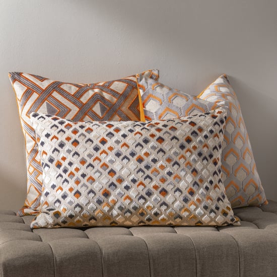 Paoletti Ledbury Velvet Jacquard Feather Filled Cushion - Image 5