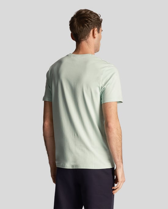 Men's Lyle & Scott Plain T-Shirt in Green