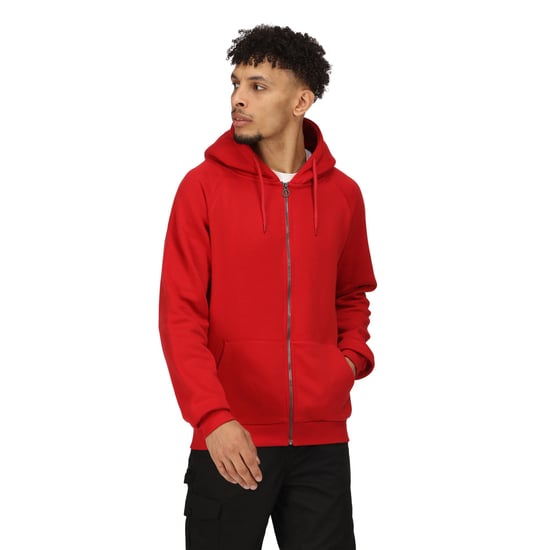 Regatta Mens Pro Full Zip Hoodie (Classic Red)