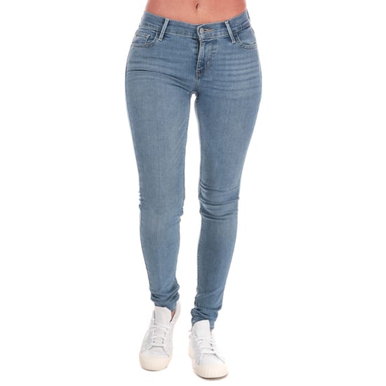 Women's Levis 710 Super Skinny Jeans in Light Blue