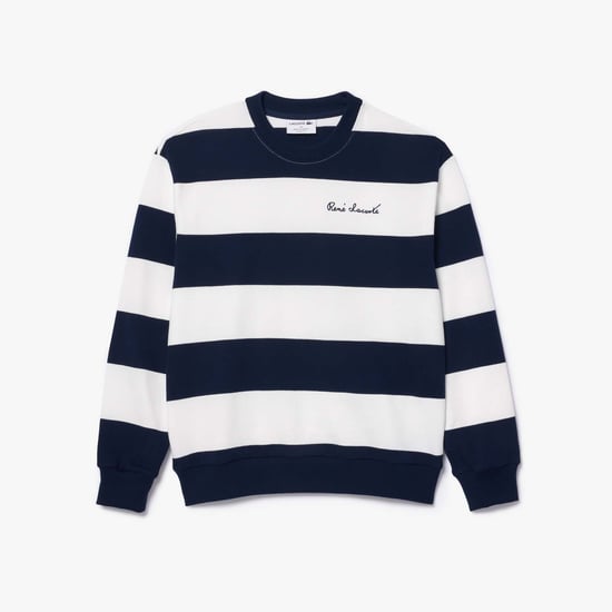 Women's Lacoste French Made Oversized Sweatshirt in Cream