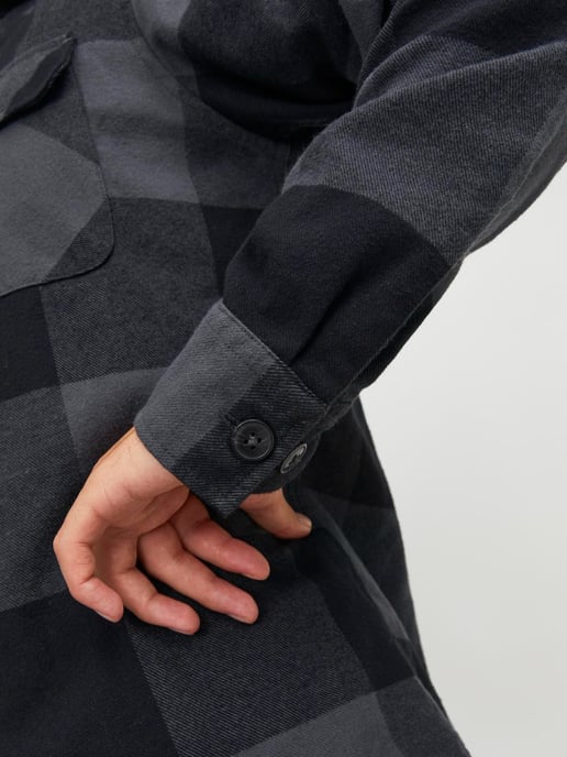 Produkt Overhemden Dean Check Overshirt Grijs - Image 5
