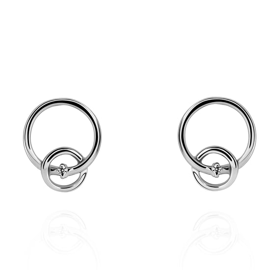 Orphelia 'Antoine' Women's 925 Sterling Silver Set: Necklace + Earrings + Ring - Silver SET-7503 - Image 3