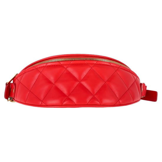 Balenciaga Kviltad XXS Souvenirkortsbälte i Röd Läder - Image 3