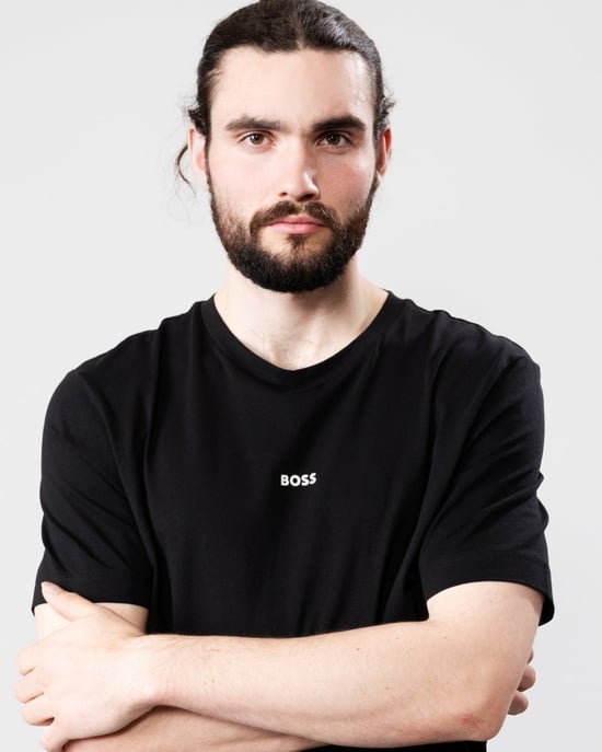 BOSS Orange TChup Heren Crew Neck T-shirt met Klein Logo NOS - Image 2