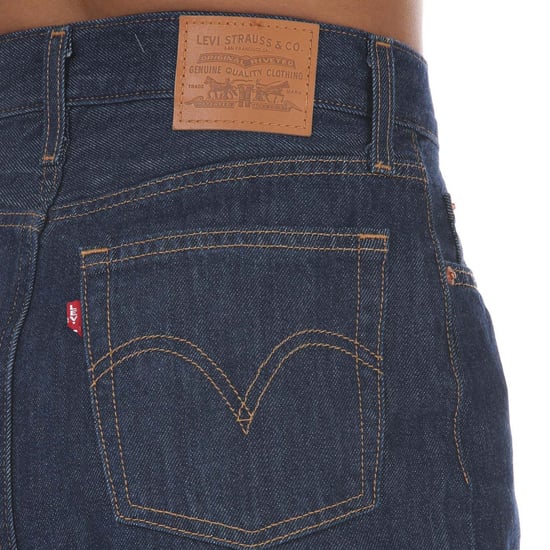 Women's Levis Button Front Midi Skirt in Indigo