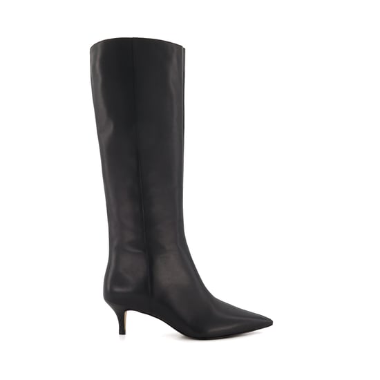 Dune Ladies SMOOTH Kitten-Heeled Knee-High Boots Smooth