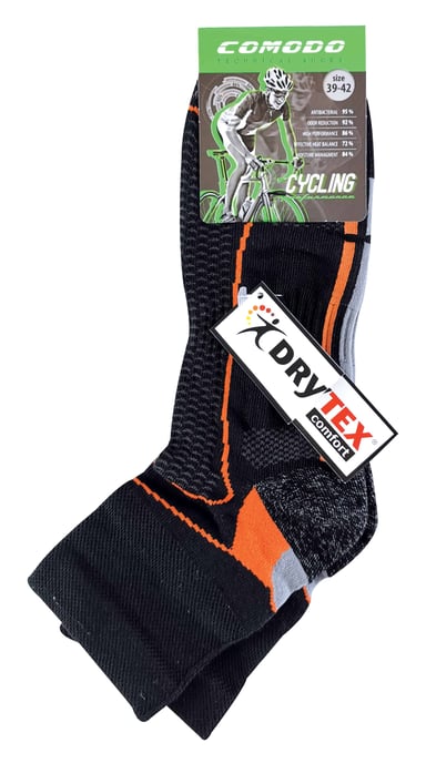 COMODO - High Vis Neon Cycling Socks for Bike | Men's & Women's | Bright Low Cut Ankle Biking Socks for Summer - Image 2