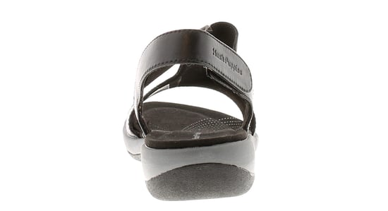 Damskon i läder sommar sandal svart - Image 4