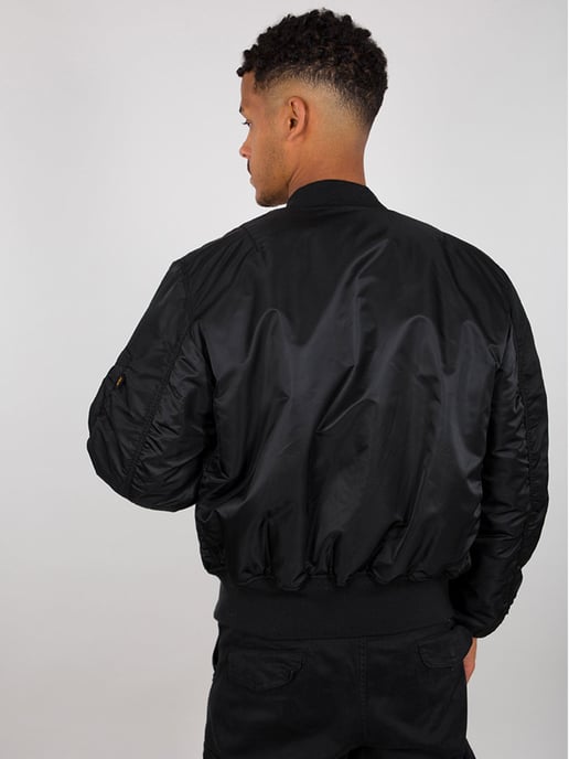 Alpha Industries Men's MA-1 Bomber Jacket in Black