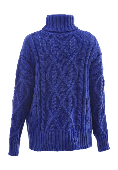 Mymo Trui met coltrui Dames KONING BLAUW - Image 2