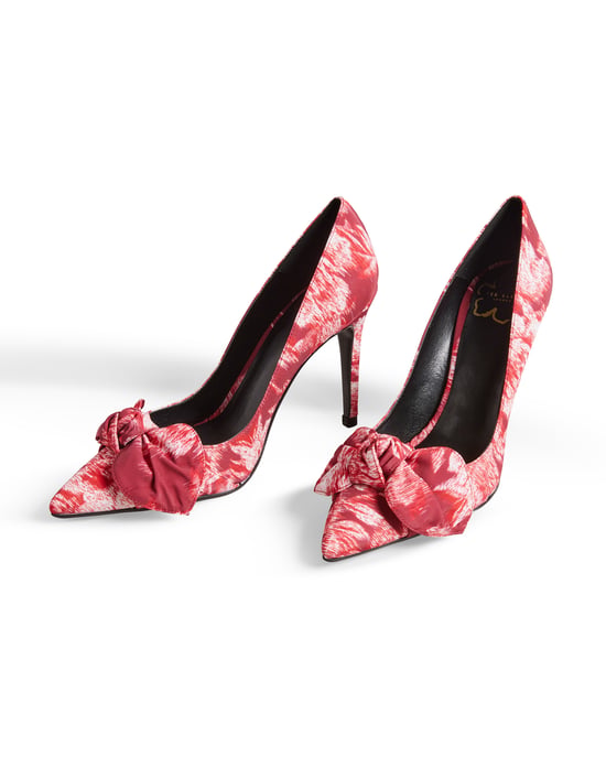 Ted Baker Ryama 100Mm Tapestry Glitch Bow Court, Rood - Image 3
