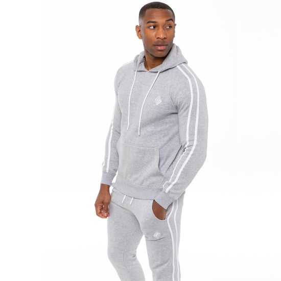 Mens Pullover Striped Hoodie - Image 1