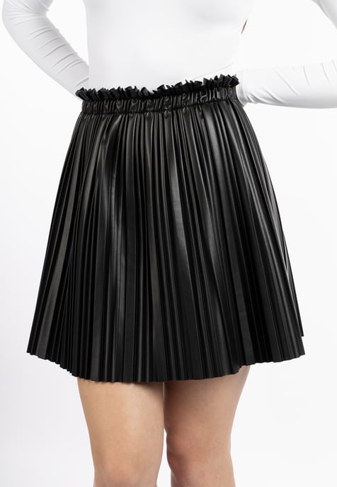 faina skirt faux leather dedica