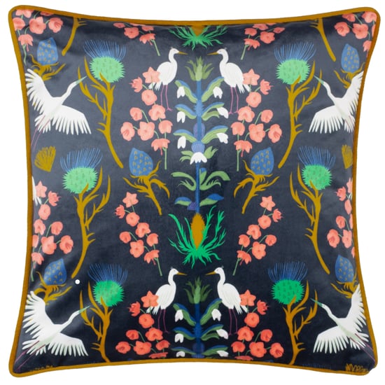 Kate Merritt Herons Piped Cushion - Image 1