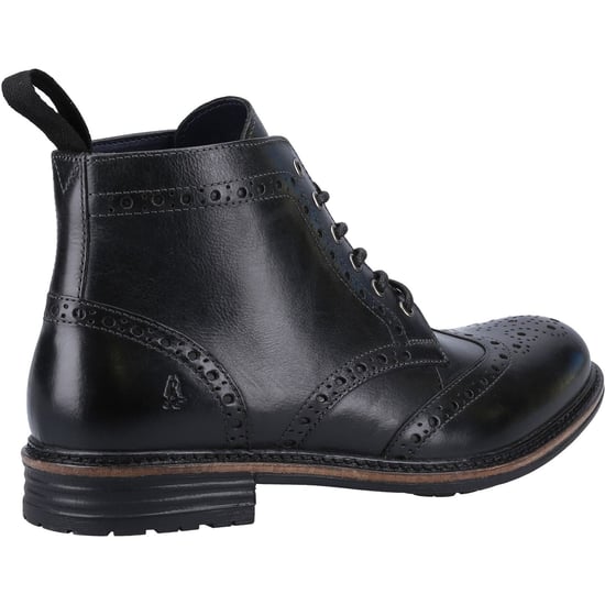Hush Puppies Joshua Leer Heren Zwart Laarzen - Image 2