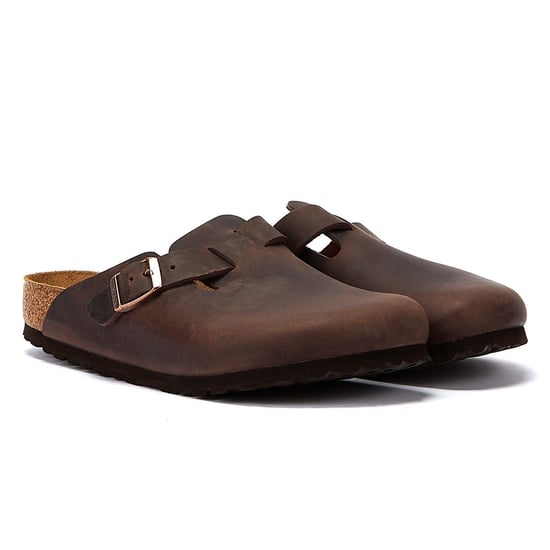 Birkenstock Boston Oiled Nubuck Leather Unisex Clogs - Image 1