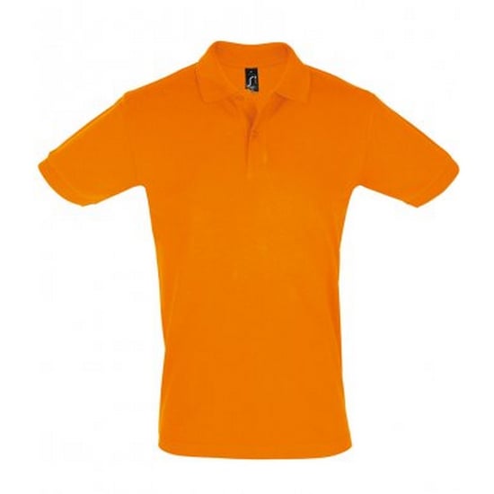 SOLS Heren Perfect Pique Korte Mouw Poloshirt (Oranje) - Image 1