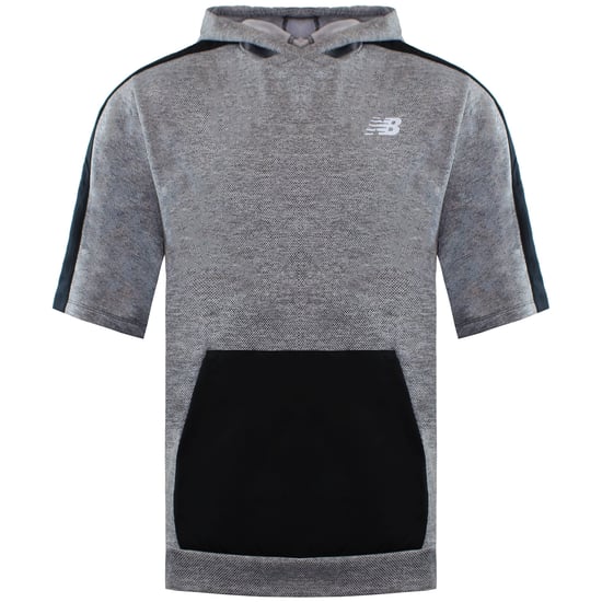 New Balance Tenacity Mens Grey Hooded Top - Image 1
