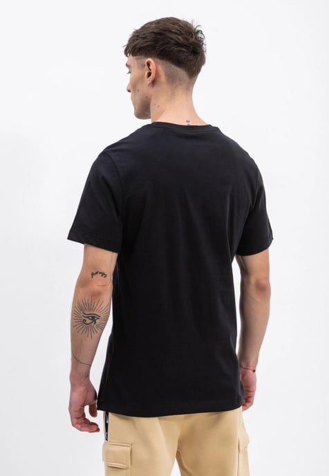 Nike Stack Logo Heren T-shirt in zwart - Image 2