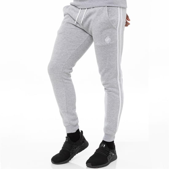 Herr grå träningsoverall joggers| Enzo Designer Menswear - Image 4