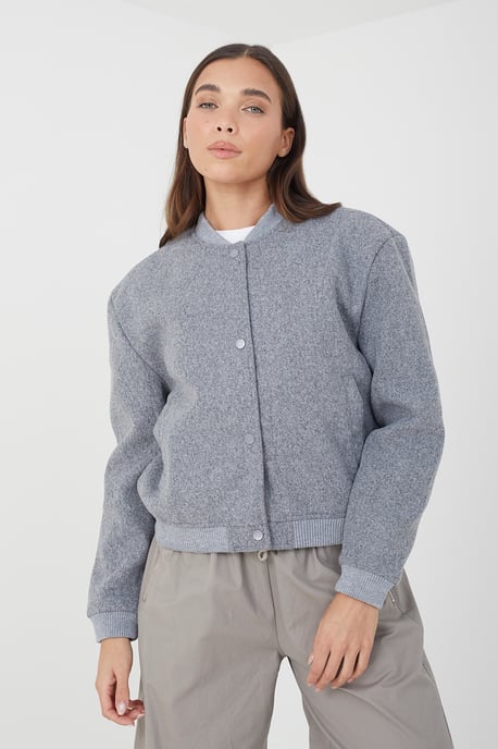 Grey 'Warlie' Bomber Jacket