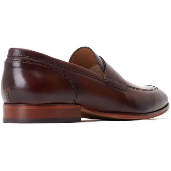 Base London Bruno Leren Heren Boombijn Loafers - Image 2