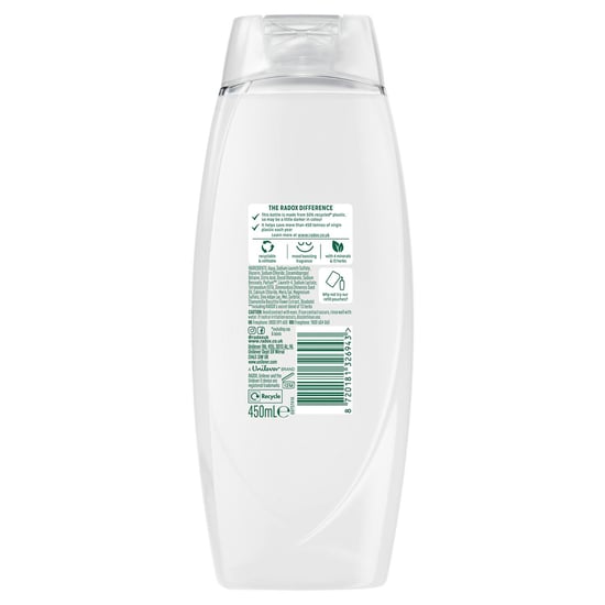 Radox Mineral Therapy Shower Gel Feel Moisturised Mood Boosting 450ml, 3 Pack