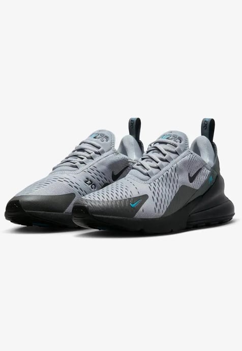 Nike Air Max 270 Trainers, Wolf Grey / Black Iron - Image 3