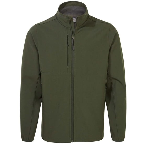 Craghoppers Mens Expert Basecamp Soft Shell Jacka (Mörk Cedargrön) - Image 1