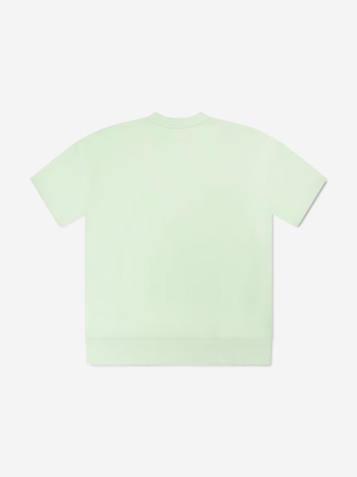 MM6 Maison Margiela Girls Logo Sweater Dress in Green