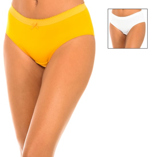 Pack-2 Women's elastic and breathable fabric panties D05DN