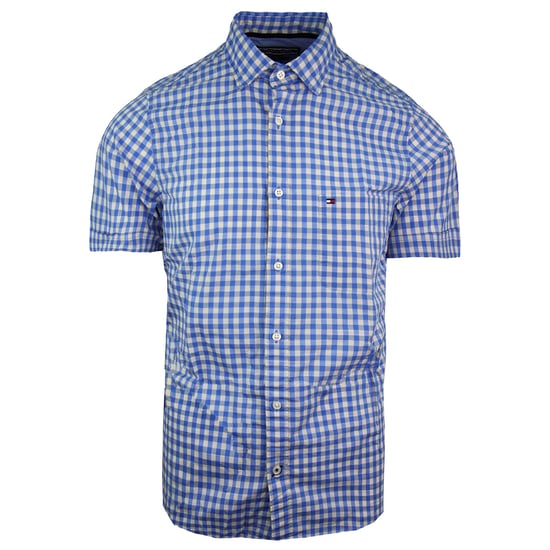 Tommy Hilfiger Gingham overhemd heren blauw top - Image 1