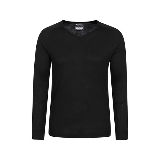 Mountain Warehouse Heren Talus V Hals Thermo Top (Zwart) - Image 1